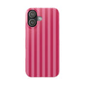 Red & Pink Stripe Case